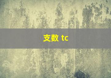 支数 tc